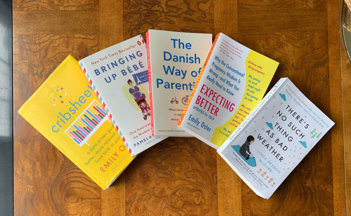 Five parenting and pregnancy books we highly recommend.