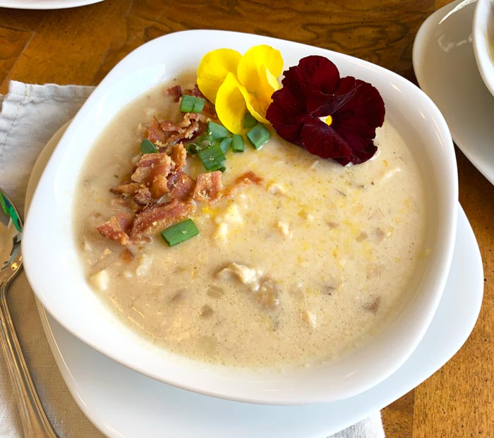 Our American groundnut and maitake mushroom chowder is something you'll want to make! 
