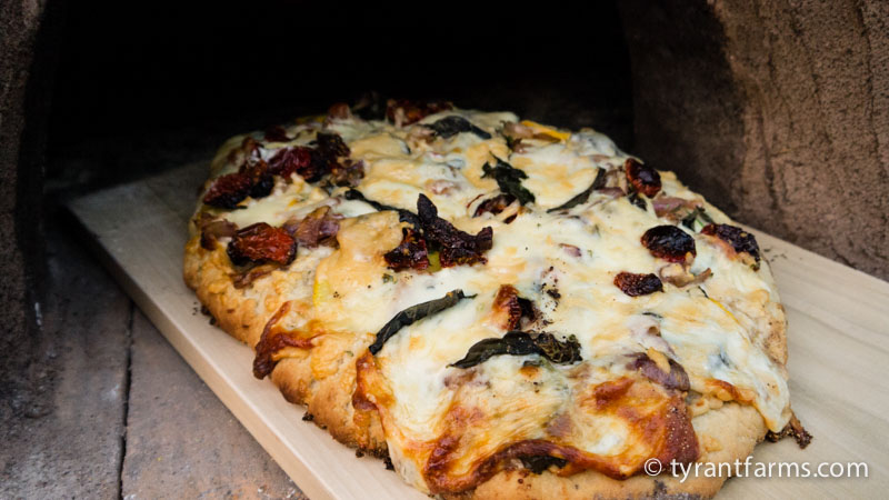 Pizza, wood-fired to perfection.