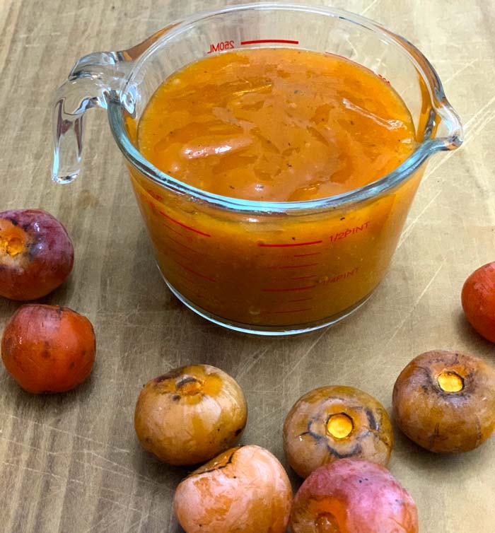 American persimmons and pulp. Once you have persimmon pulp, you can make all sorts of amazing baked recipes.