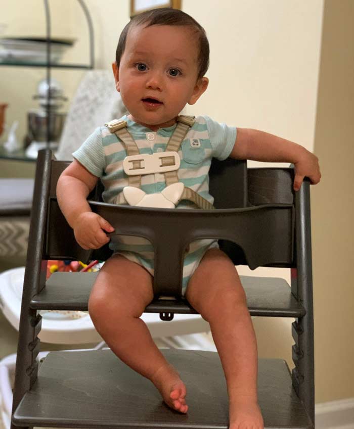 We can't recommend the Tripp Trapp high chair by Stokke enough. It's great for social mealtimes and baby-led weaning, plus it can be modified to fit any age - even turned into an adult chair!