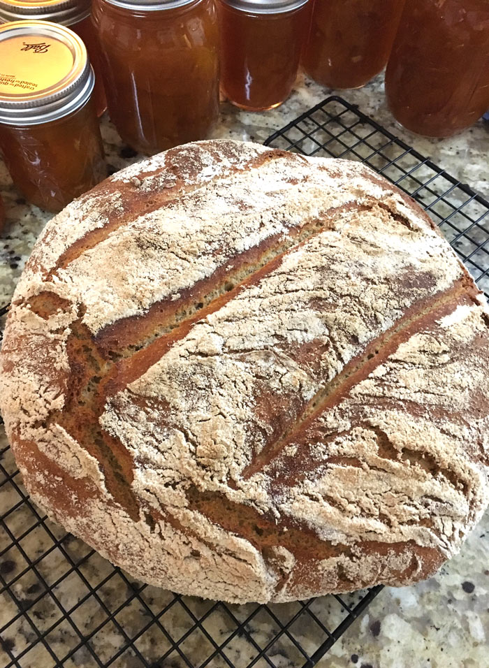 Tyrant Farms 5 minute artisanal bread made with organic 100% whole grain.