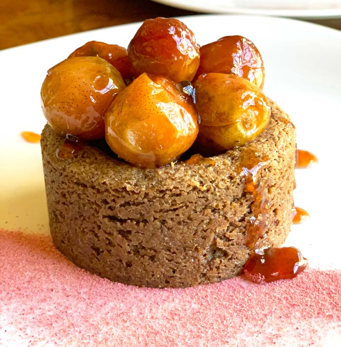 Recipe: Oat-pecan crumble cakes with maple syrup-candied crabapples