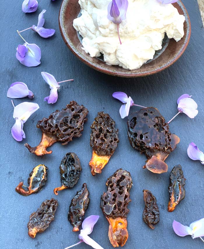 Morel mushroom dessert recipe