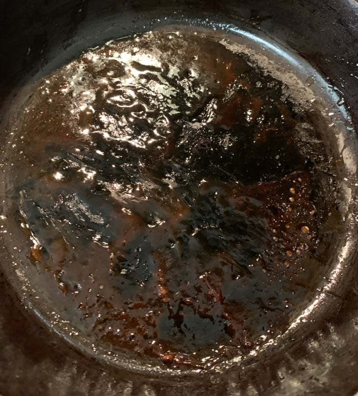 Mi amor, did you think you were forgotten? The maple-morel leavings in your pan are flavor gold.