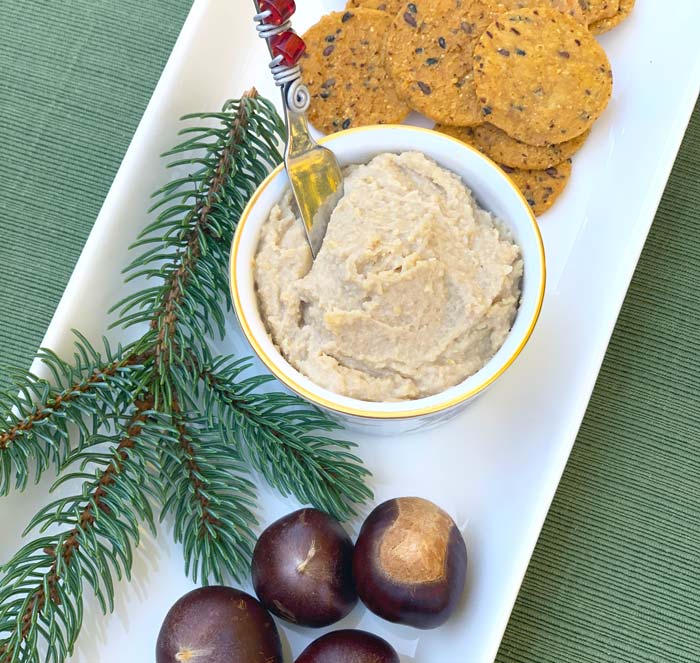 Recipe: Chestnut spread (or mash) infused with spruce needles