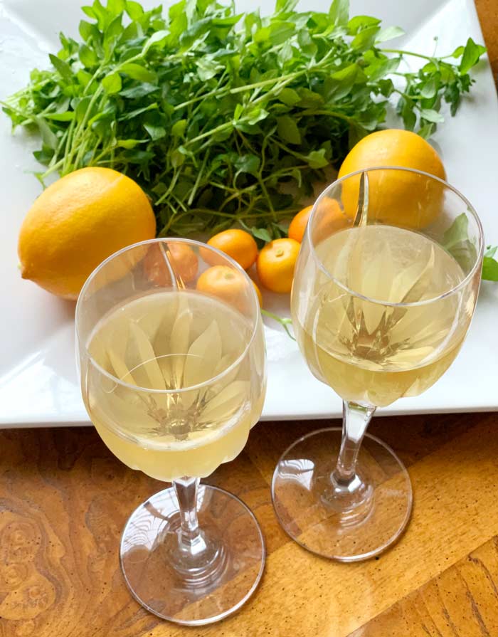 We promise we're not crazy or poor judges of wine character. Yes, chickweed wine is actually quite good!