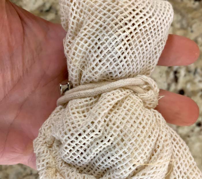 Can't find your cheesecloth? You can also use linen or other breathable fabric to wrap your cured eggs yolks before drying.