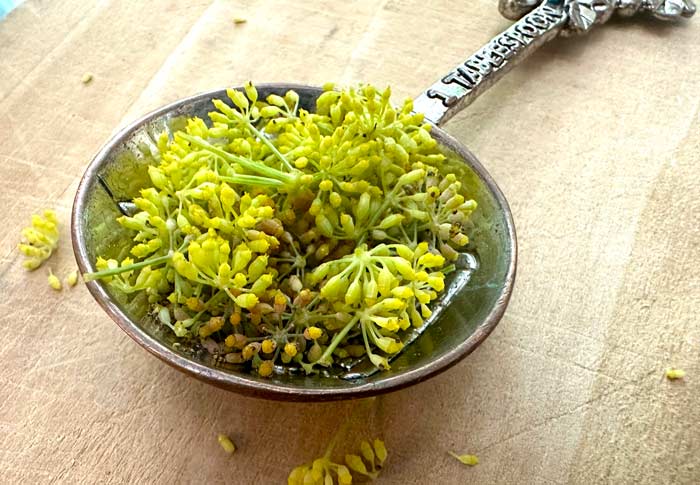 If you love licorice flavor, fennel flowers or fennel seeds make a great addition.
