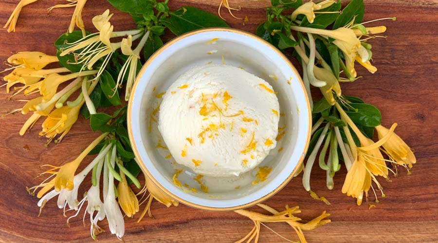 Honeysuckle ice cream - a child's dream come true thumbnail