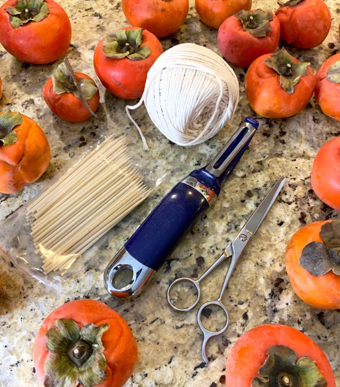 How to make hoshigaki - materials