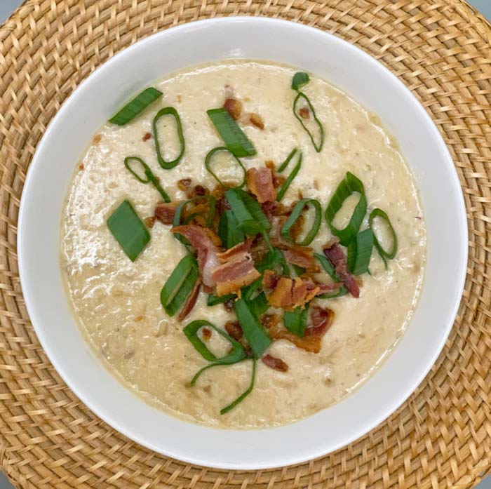 Lion's mane mushroom chowder: forest-to-table deliciousness inspired by a seafood classic. 