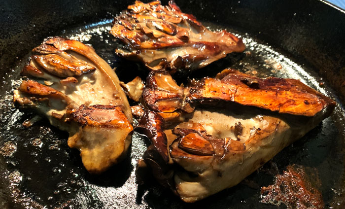 Red wine maitake mushroom steaks are one of the best ways to experience the rich umami flavor and meat-like texture that maitakes have to offer.