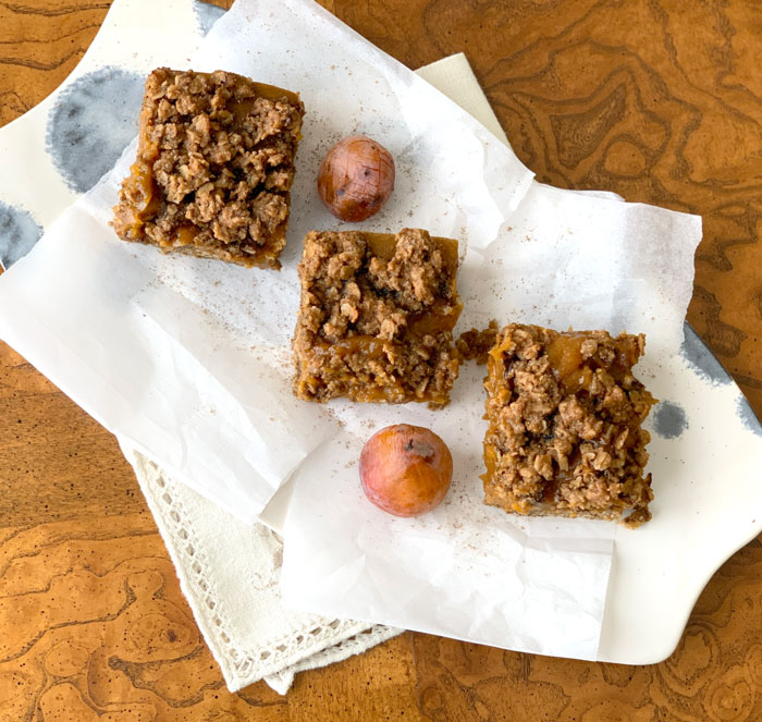 American persimmon oatmeal bars - American persimmon recipes