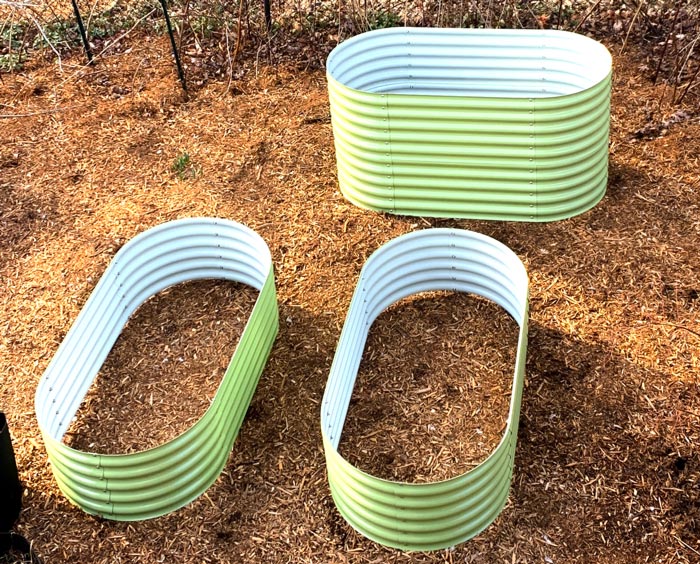 Before we add soil and transplants, The Tyrant and I will first have to bicker about the exact