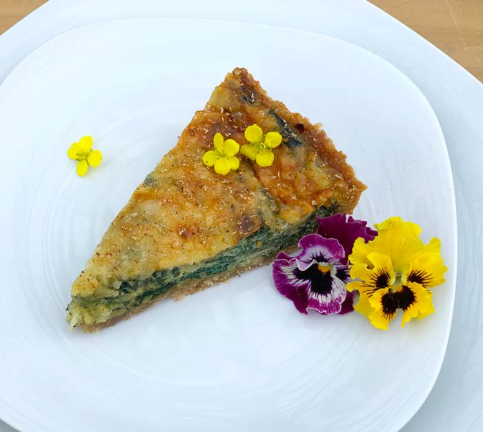 Recipe: stinging nettle quiche